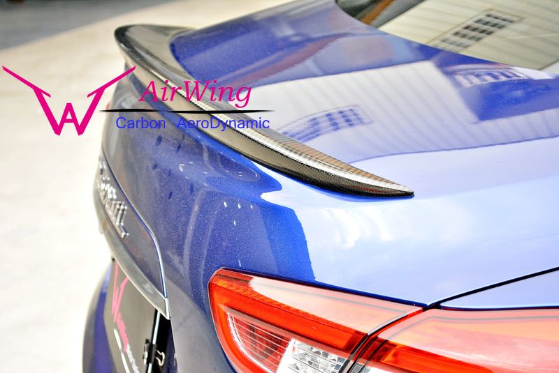 Maserati Ghibli carbon trunk spoiler 04